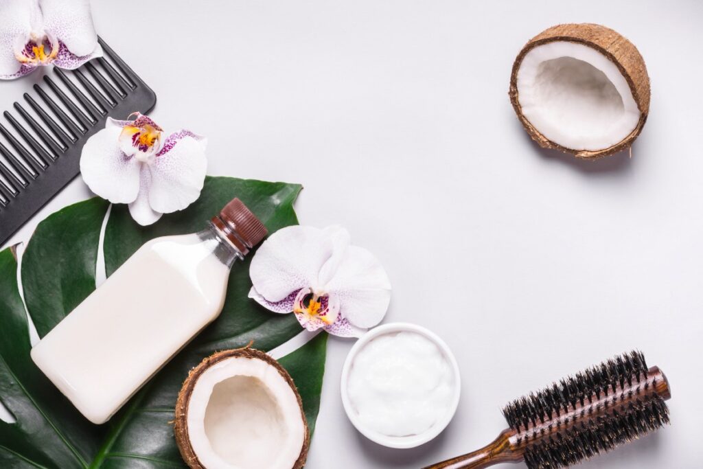 Des produits cosmétiques à base de coco